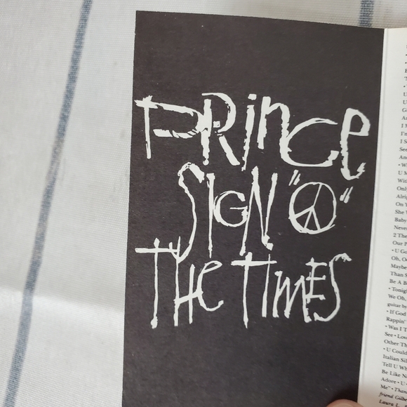 Vintage 1987 Prince Sign O The Times Cassette - Picture 10 of 16
